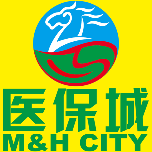 青岛医保城药品连锁公司的logo