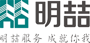 明喆物业管理公司的logo
