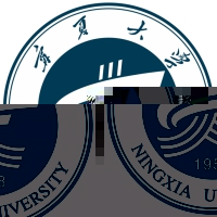 宁夏大学新华学院的logo