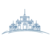 满洲里俄语职业学院的logo