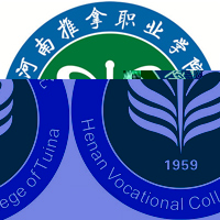 河南推拿职业学院的logo