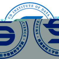 西南财经大学特拉华数据科学学院的logo